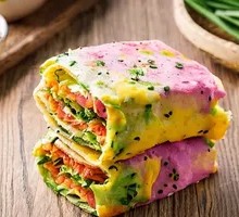 Rainbow Vegetable Pancake