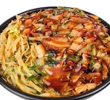 Honey-glazed BBQ Rice Bowl