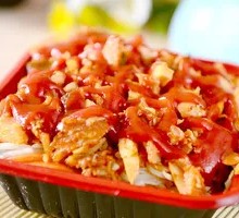 Tomato Roast Meat Rice Bowl