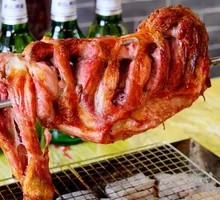 Charcoal-Roasted Lamb Leg