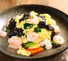 木须虾仁