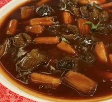 Braised Sea Cucumber with Green Onion