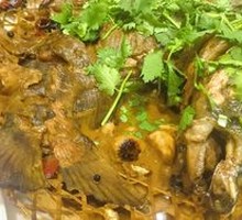 Stewed Clear River Fish in Large Pot