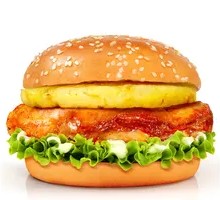 狠辣板烧鸡腿堡