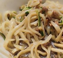 开胃肉末醋卤面