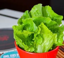 Blanched lettuce