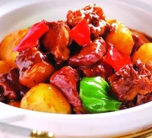 Beef and Potato Rice Bowl