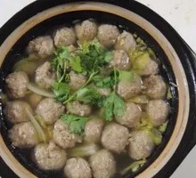 Braised Pork Meatball Soup