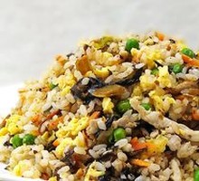 Old Jar Sichuan Pickled Vegetable and Pork Stir-Fried Rice