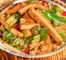 Celery Tofu Bucket Rice