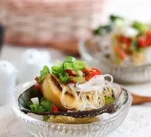 Steamed Baby Abalone with Garlic and Vermicelli