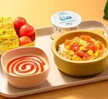 Fresh Tomato and Egg Roll for Children