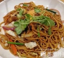 奶油蘑菇培根炒意面