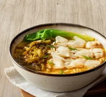 Sour Cabbage Fish Soup Dumpling Noodles