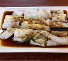 Shrimp and Egg Rice Noodle Roll
