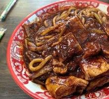 酱香鸡肉炒粉馕