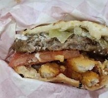 Juicy Beef Chinese Burger