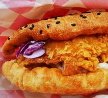 Spicy Chicken Leg Burger