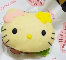 Cheerful Cartoon Cute Burger