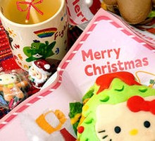 Christmas Tree Kitty Burger