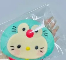 Doraemon & Hello Kitty Collaboration Pineapple Cheese Beef Burger