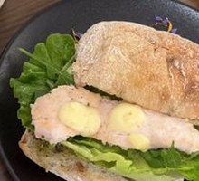 Cheese Chicken Sandwich with Ciabatta