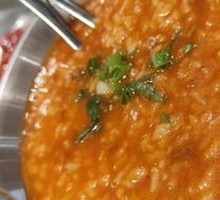 Tomato Beef Rice Soup