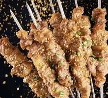 草原钢钎羊肉串