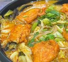 Crispy Chicken with Potato Noodles