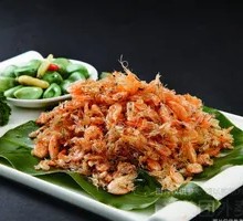 Fried Wild Small River Shrimp