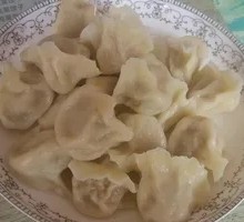 Pork and scallion dumplings