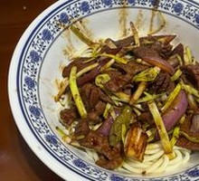 Stir-Fried Pig Liver and Kidney Noodles