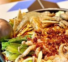 章鱼海鲜豆腐火锅