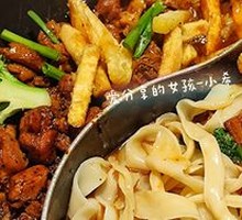 Hand-stretched noodles