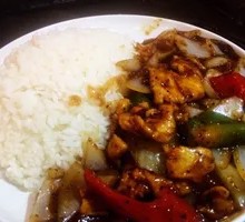 Black Pepper Chicken Rice Bowl