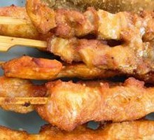 Fried Chicken Skewers