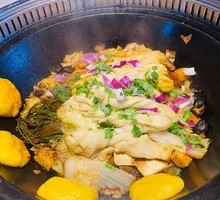 Stewed Chicken in Iron Pot
