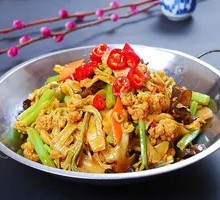 Spicy Stir-Fried Organic Cauliflower