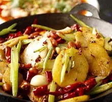 Spicy Potatoes in Dry Pot