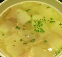 Winter Melon and Pork Dumpling Soup