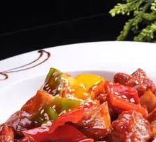 Almond Mushroom Beef Cubes