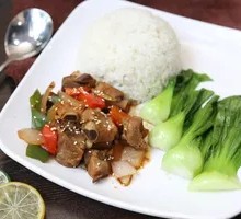 Braised Pork Ribs Rice