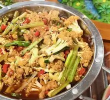 Spicy Stir-Fried Organic Cauliflower