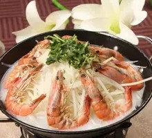 Green Shrimp and Radish丝