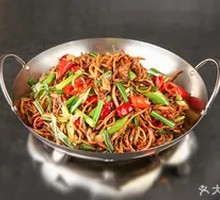 Dry Pot Tea Tree Mushroom with Preserved Pork