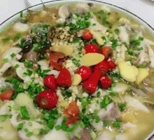 Pickled Chili Sour Cabbage Fish