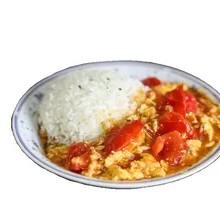Tomato and Egg Rice Bowl