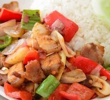 Spicy Pork Fried Rice Bowl