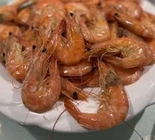 Boiled Shrimp in Salt Water