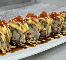 Grilled Salmon Avocado Cheese Roll